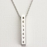 345 Bar Necklace