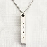 345 Bar Necklace