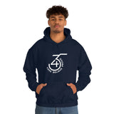 345 Abstract Hooded Sweatshirt