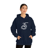 345 Abstract Hooded Sweatshirt